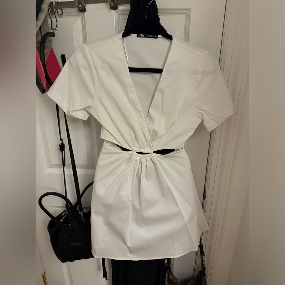 Zara white dress
